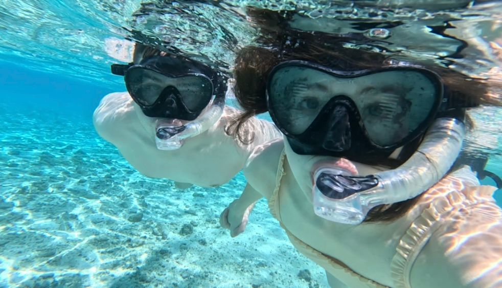 Snorkeling on the first beach