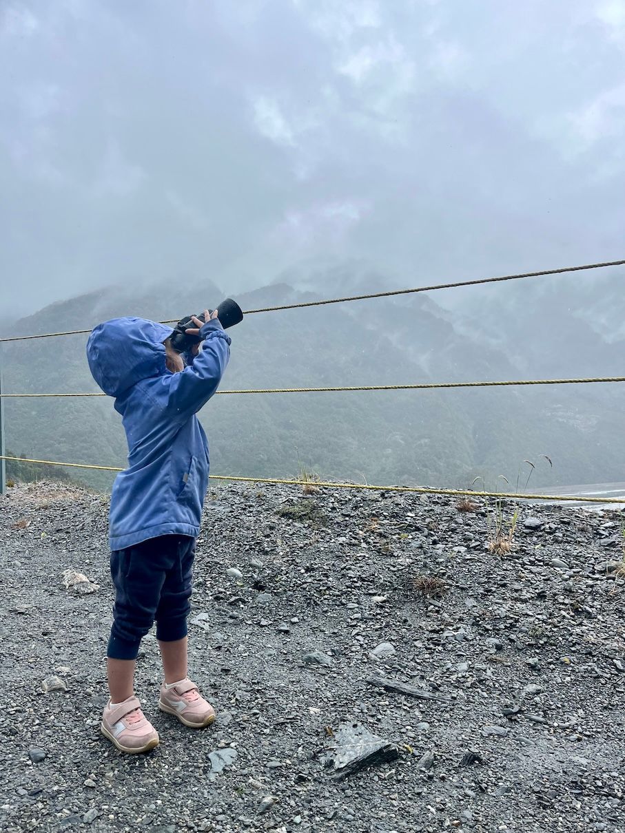 Looking at Franz Josef Glacier