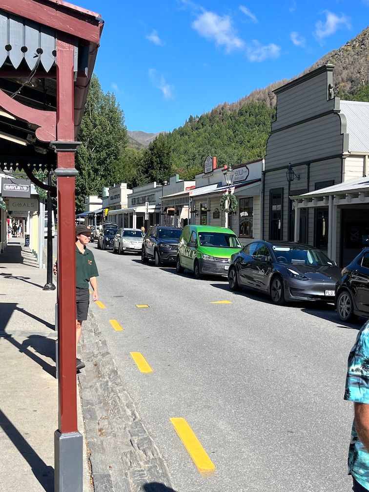 Arrowtown main street shops