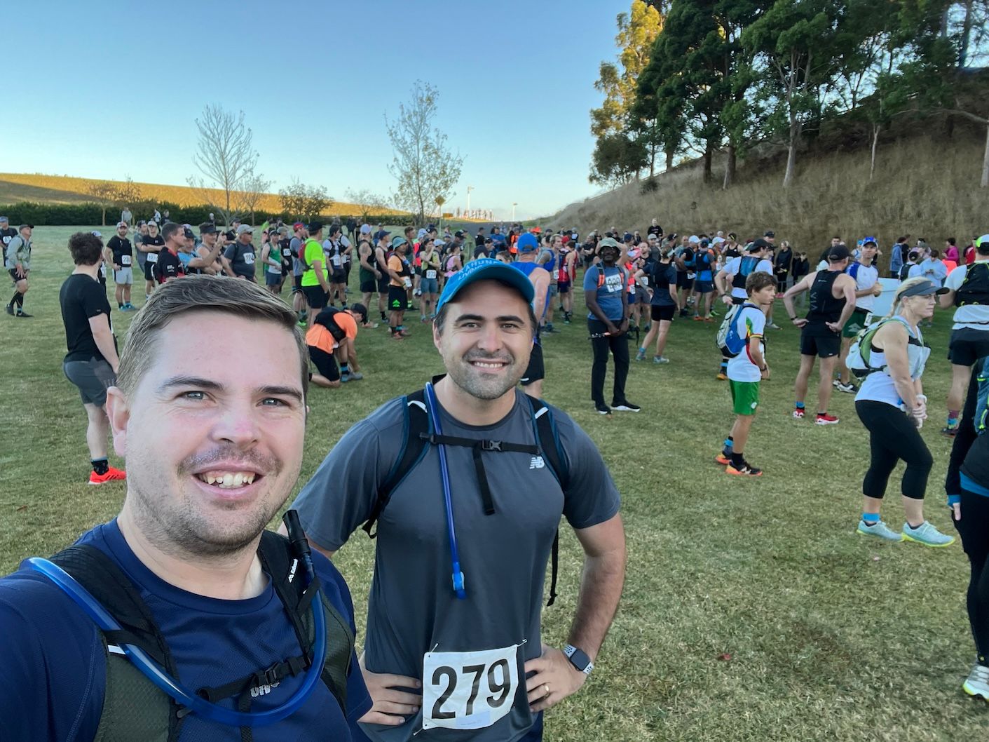 Ben and I at the start