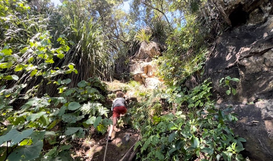 Ascending the 'wall of doom'