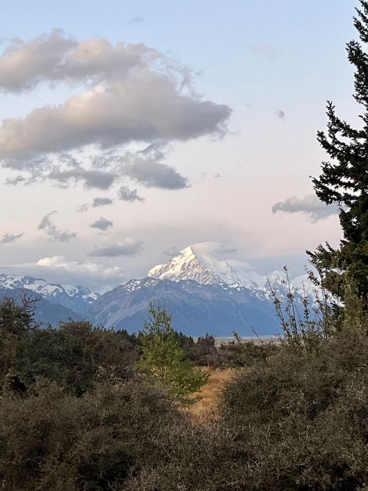 Mt cook as seen from Glentanner