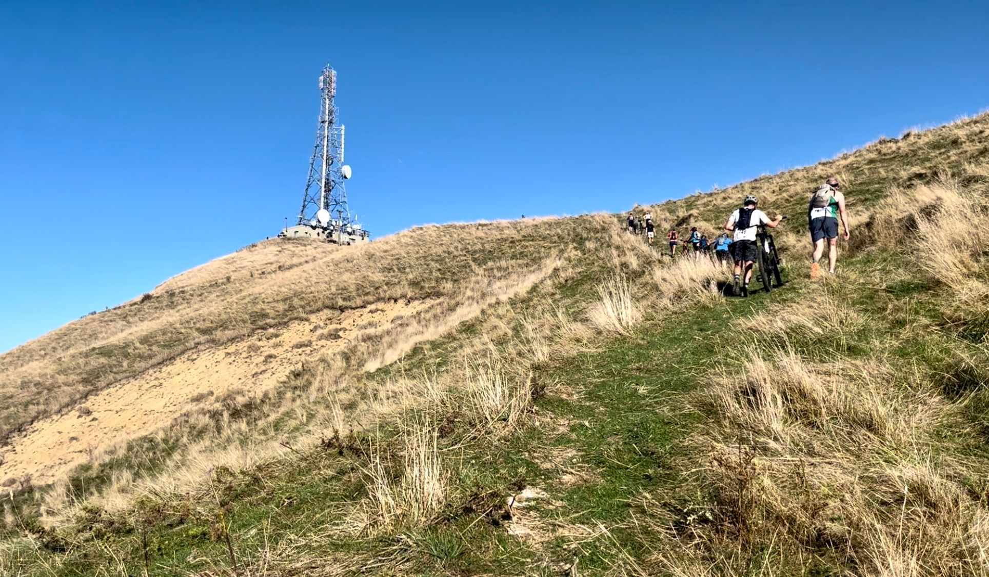 Almost to the top of Mount Erin