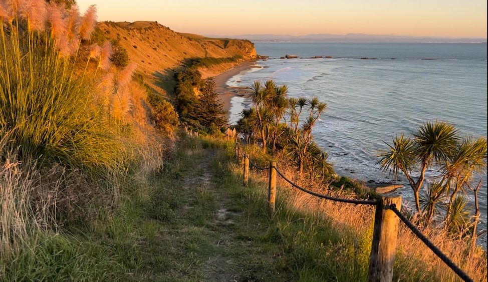 Trail leading back down