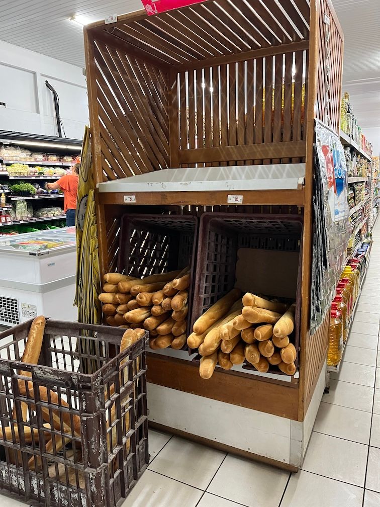 Baguettes in the local store